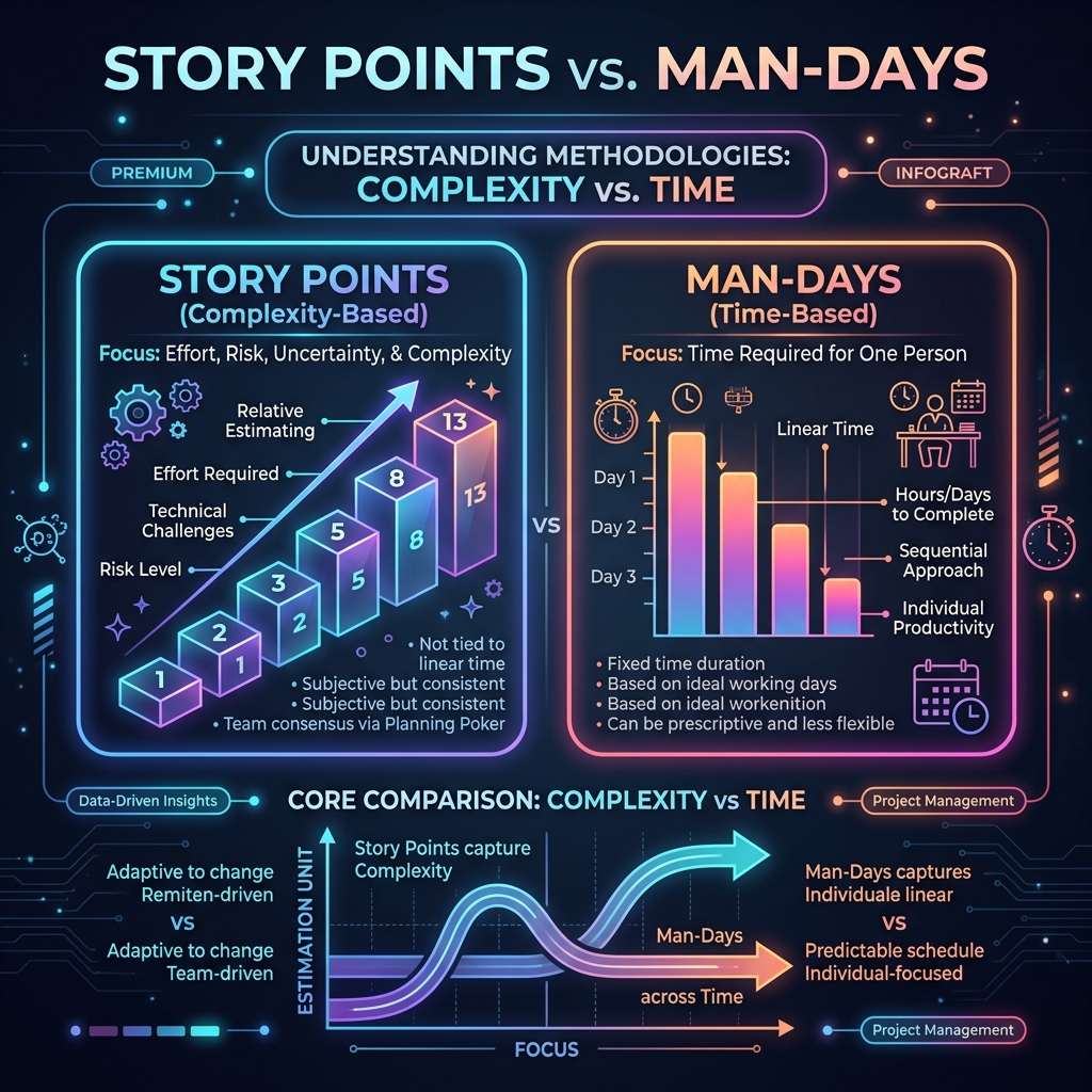 Story Points vs Man-Days Comparison